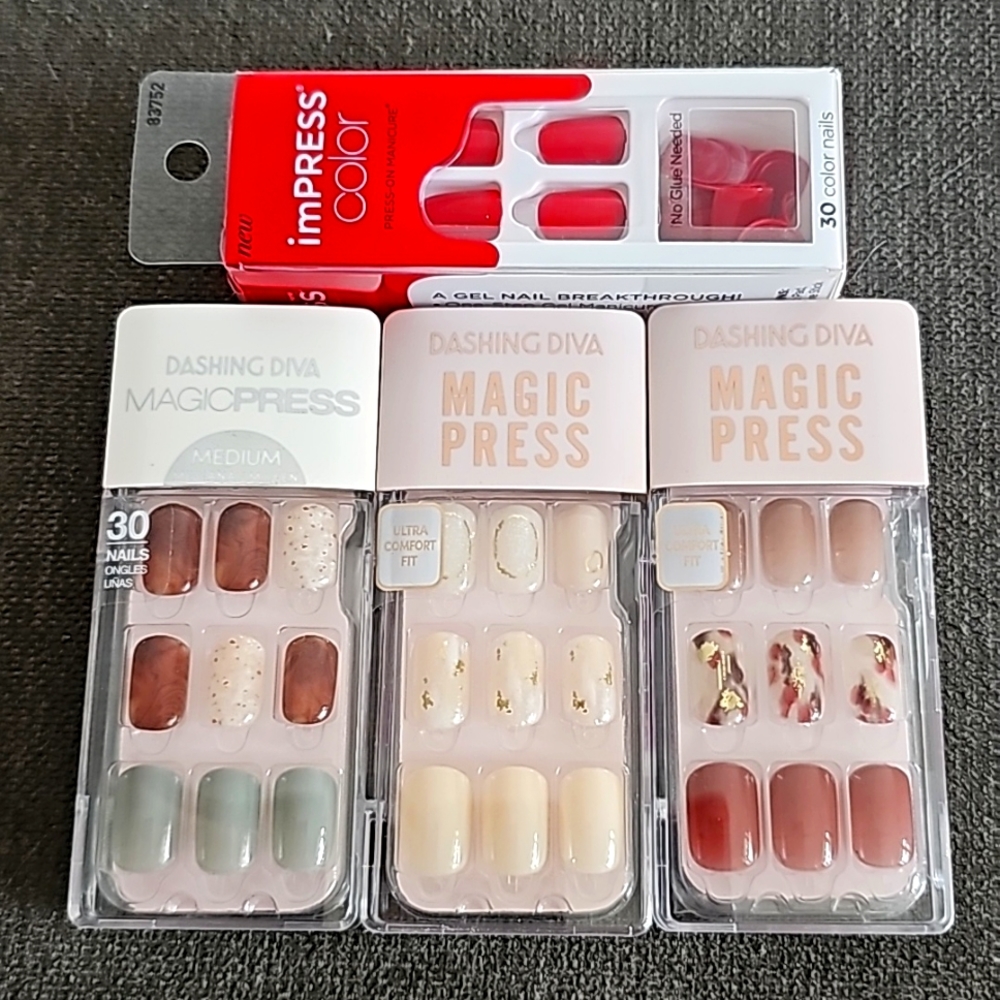 Magic Press Nail Bundle NIB - Picture 1 of 8